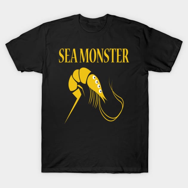 Sea Monster T-Shirt by JevLavigne